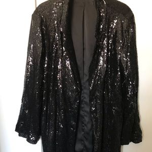 Zara Sequin Blazer